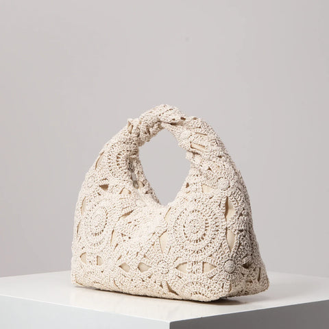Lora Handwoven Floral Bag
