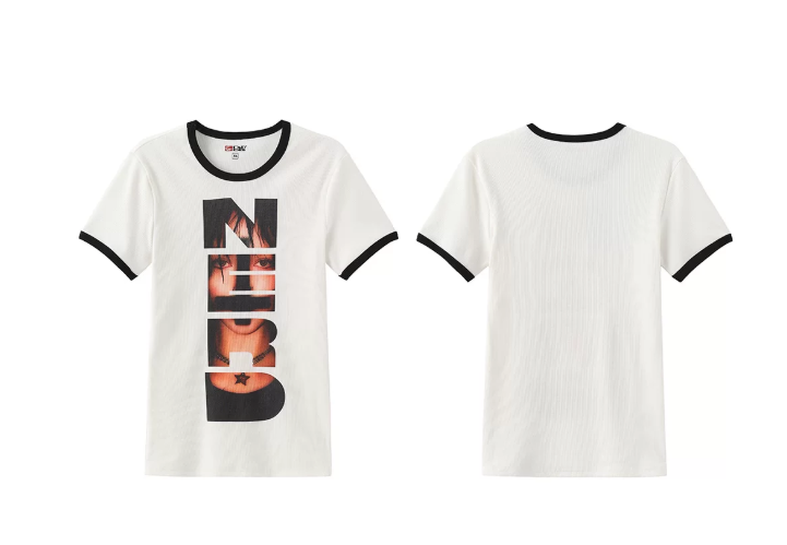 DND4DES NERD Punk Graphic Ribbed Slim Fit T-Shirt – Stretch Streetwear Tee
