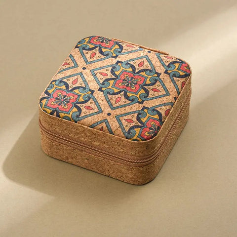 Ravelle Cork Jewelry Box