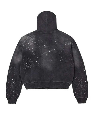Vale Forever Classico Zip Up Hoodie Black
