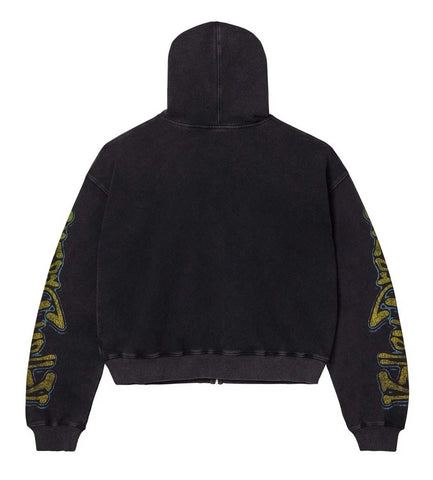Vale Forever God's Liberty Zip Up Hoodie Black