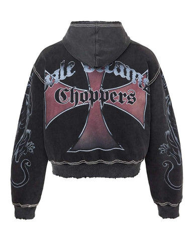 Vale Forever Hardy Boyz Zip Up Hoodie Black