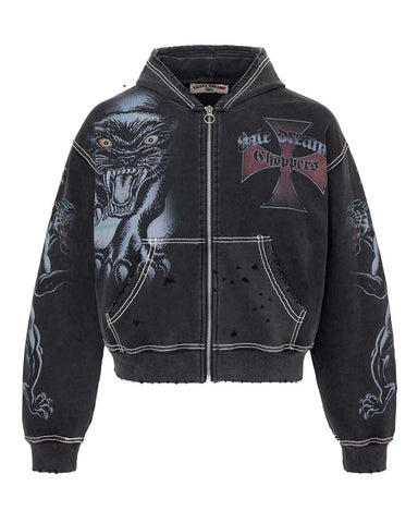 Vale Forever Hardy Boyz Zip Up Hoodie Black