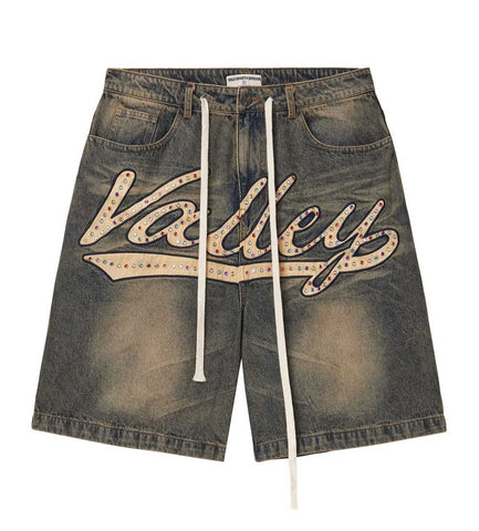 Vale Forever Skittles Jorts Denim Blue