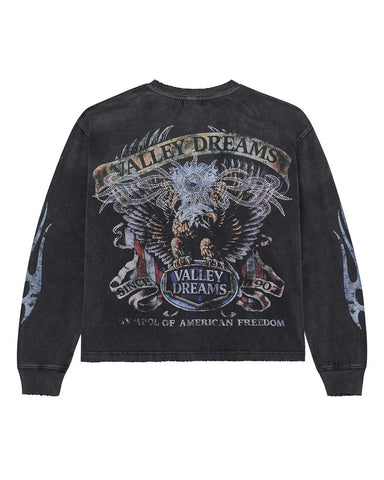 Vale Forever Valley Bling L/S Tee Black