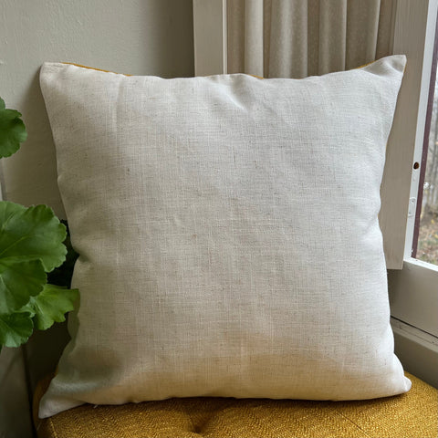 Wildflower Embroidered Pillow Cover