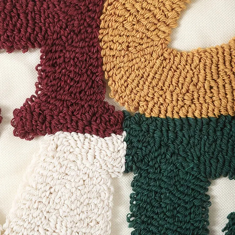Tufted Colorblock Home Pillows