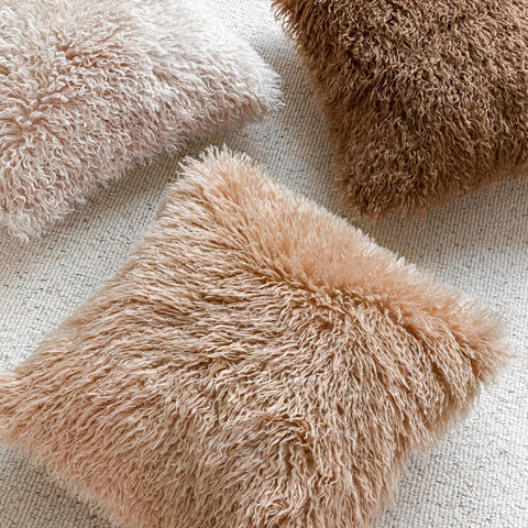 Mira Plush Pillow Cover