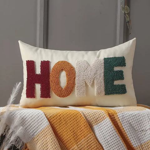 Tufted Colorblock Home Pillows